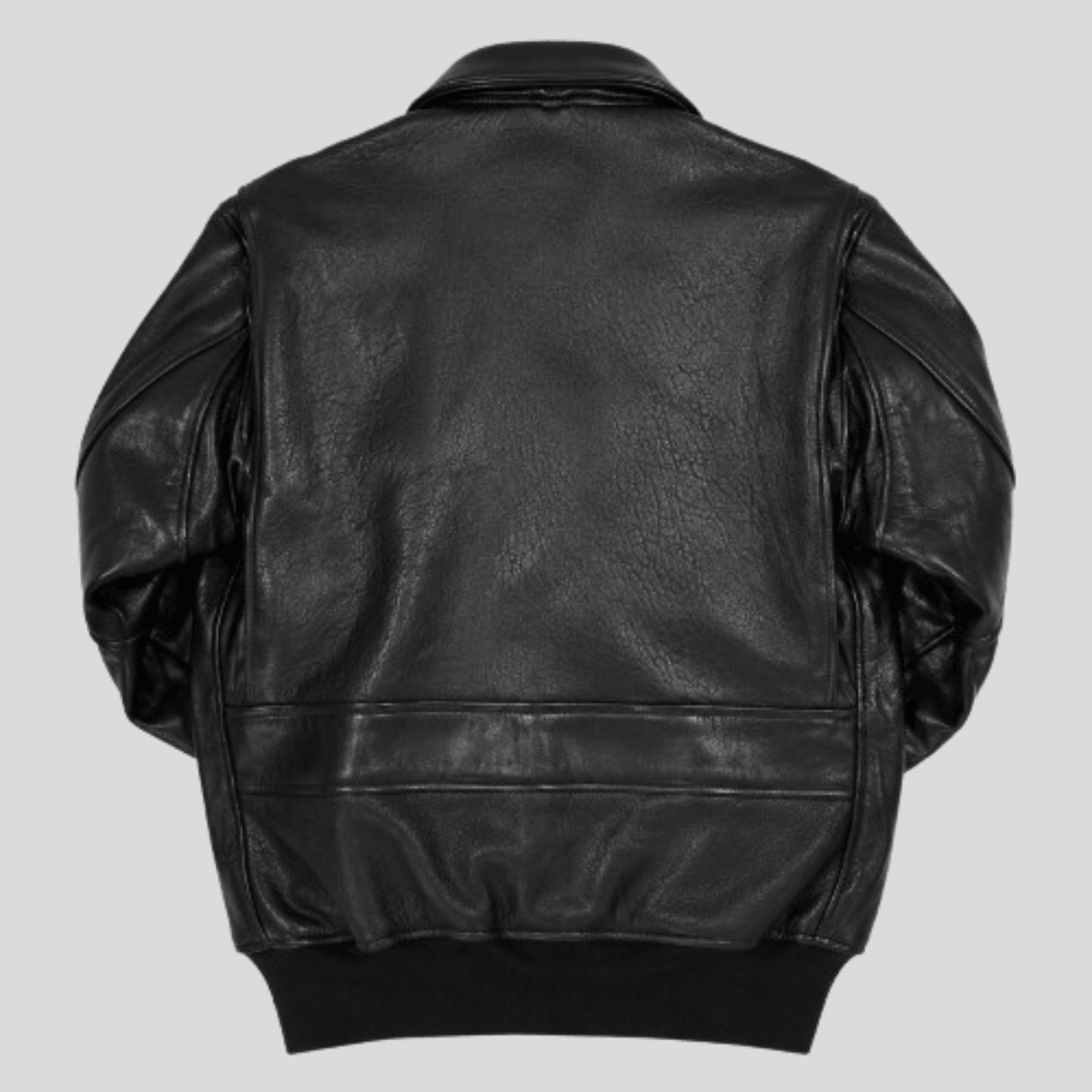 Men's Vintage Raiders Sheepskin Leather Flight Bomber Jacket