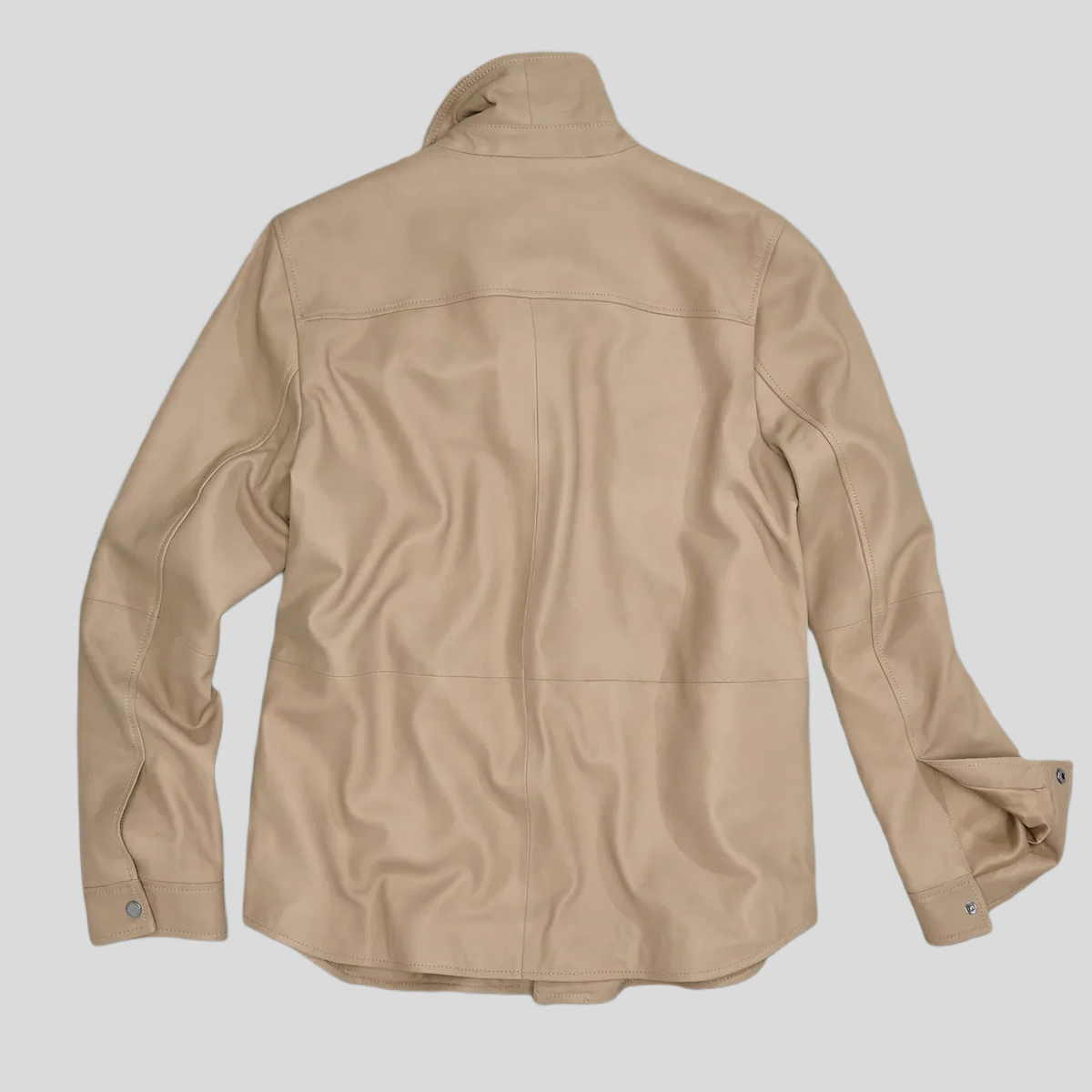 Men's Banks Suede Zip Shirt Jacket