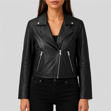 Women’s Slim-Fit Sheep Leather Jacket