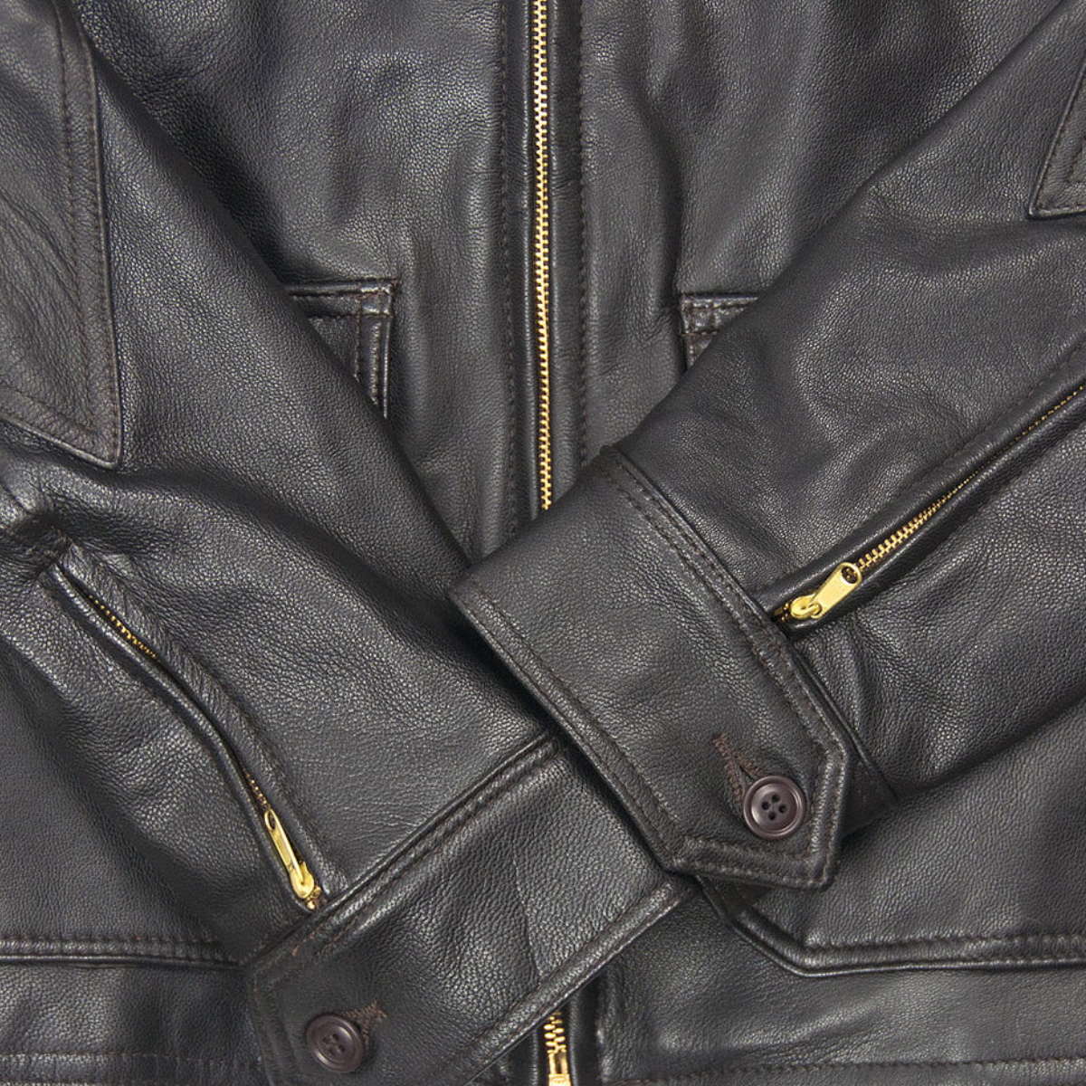 Men's Type 440 USN sheepskin Leather Flight Jacket
