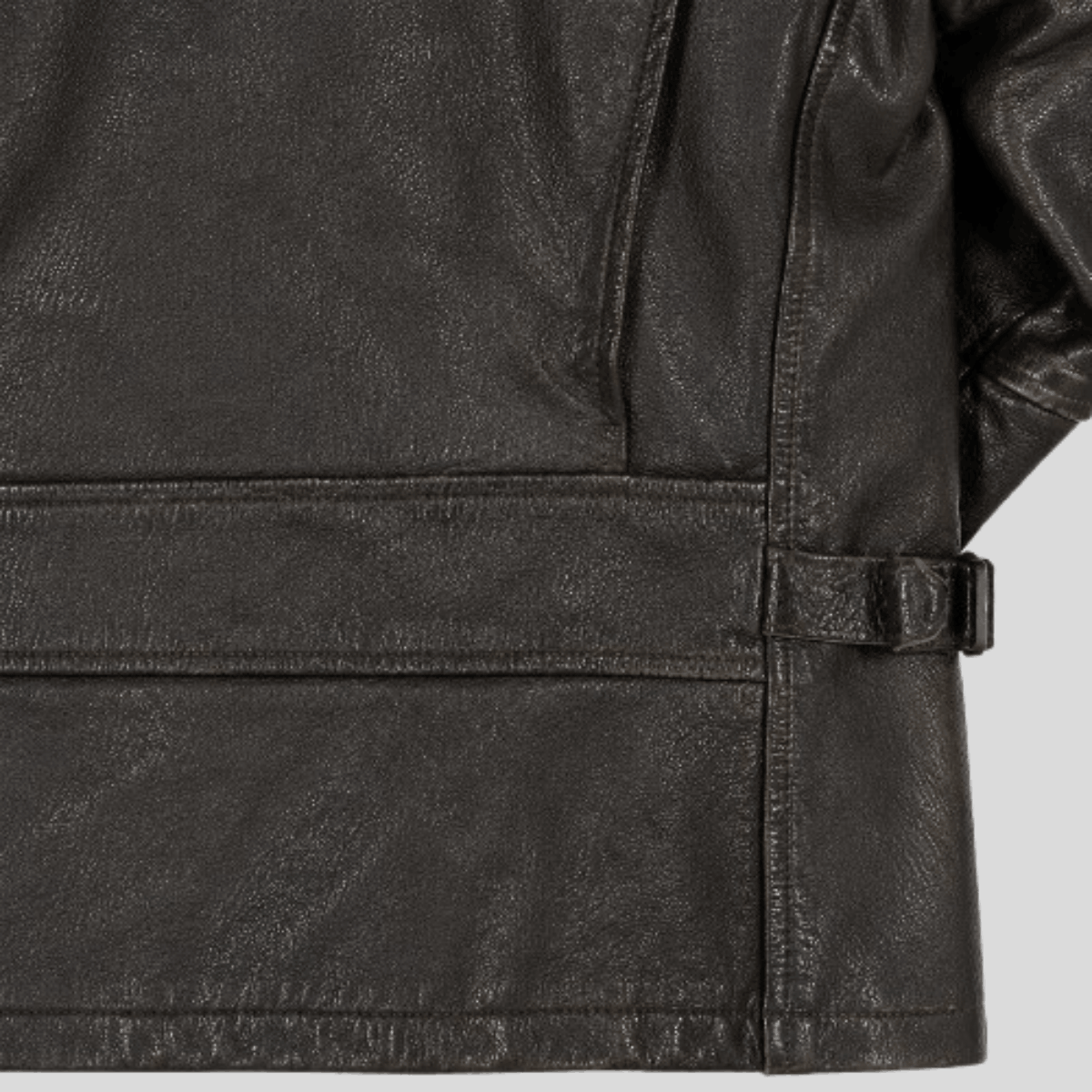 Men's Vintage Roughneck Sheepskin Leather Oil Driller Jacket