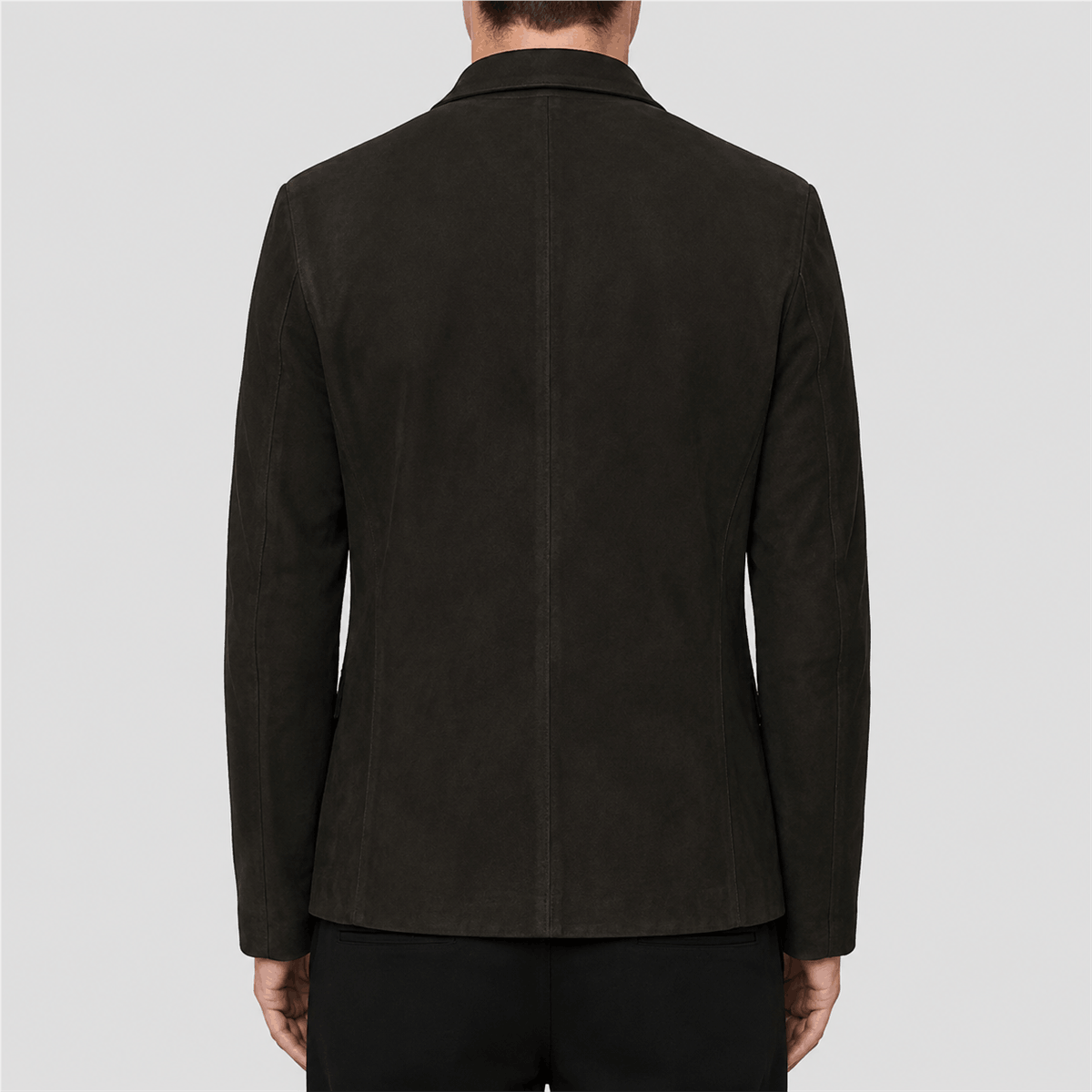 Women’s Waxed Suede Leather Blazer