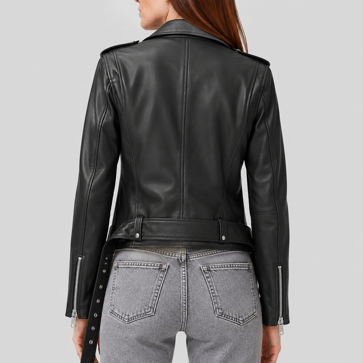 Women’s Balfern Leather Biker Jacket