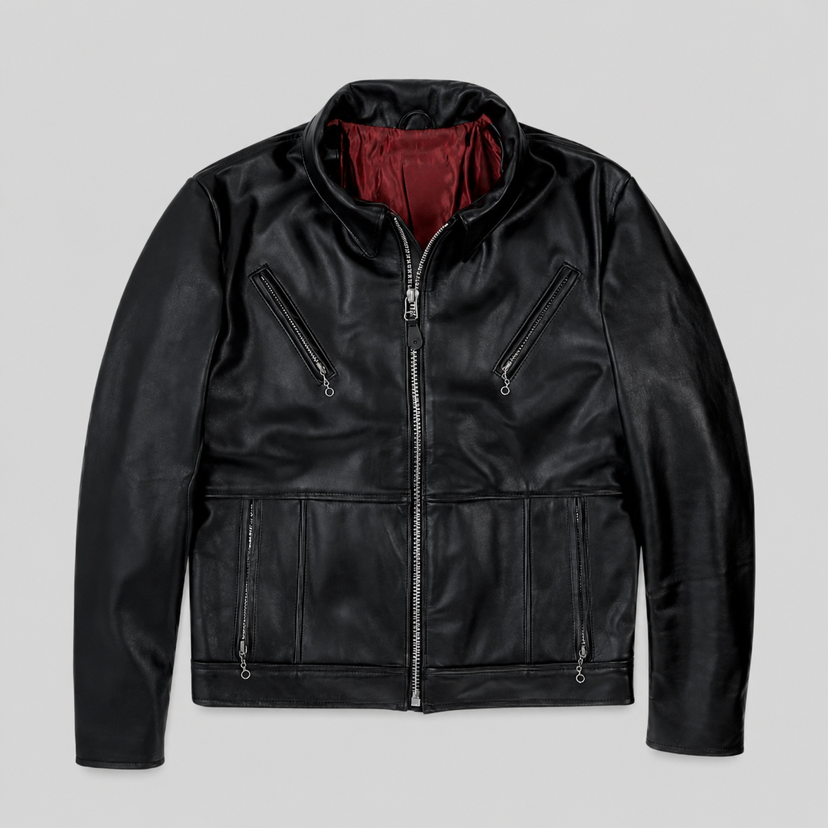 Men's Victory Rider Cowhide Leather Moto Jacket