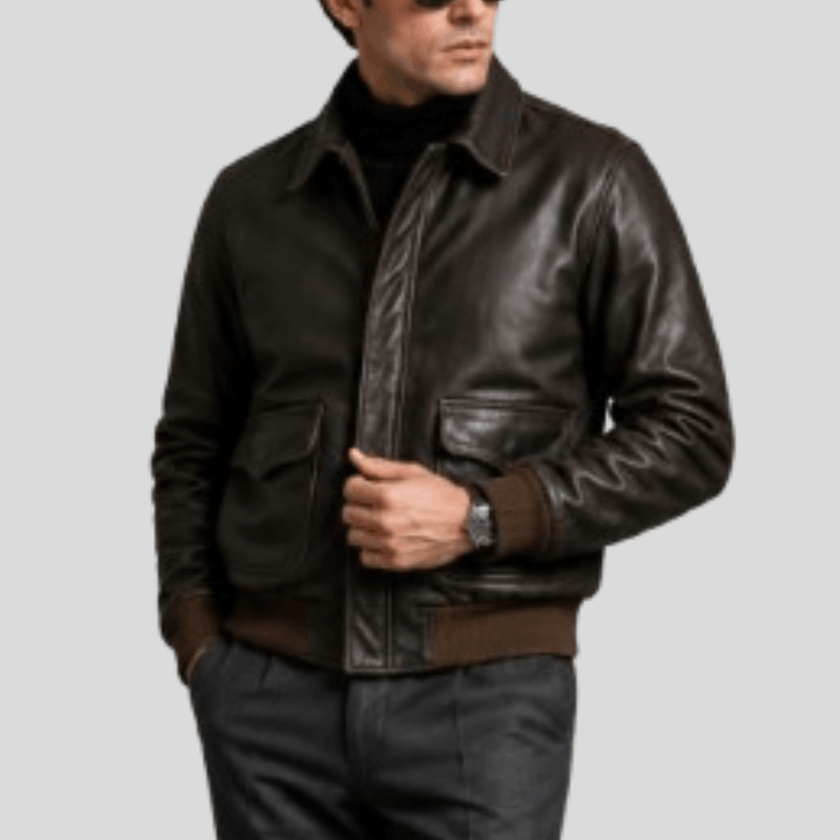 Men's Heritage Cowhide Leather Flight Jacket