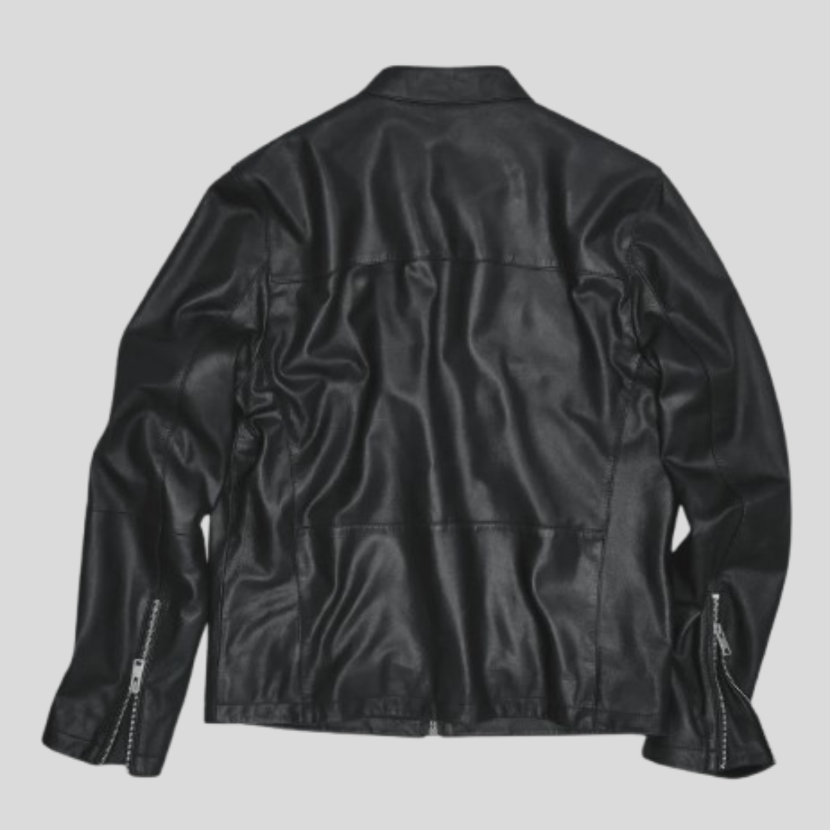 Men's Quinton Lightweight Leather Racer Jacket