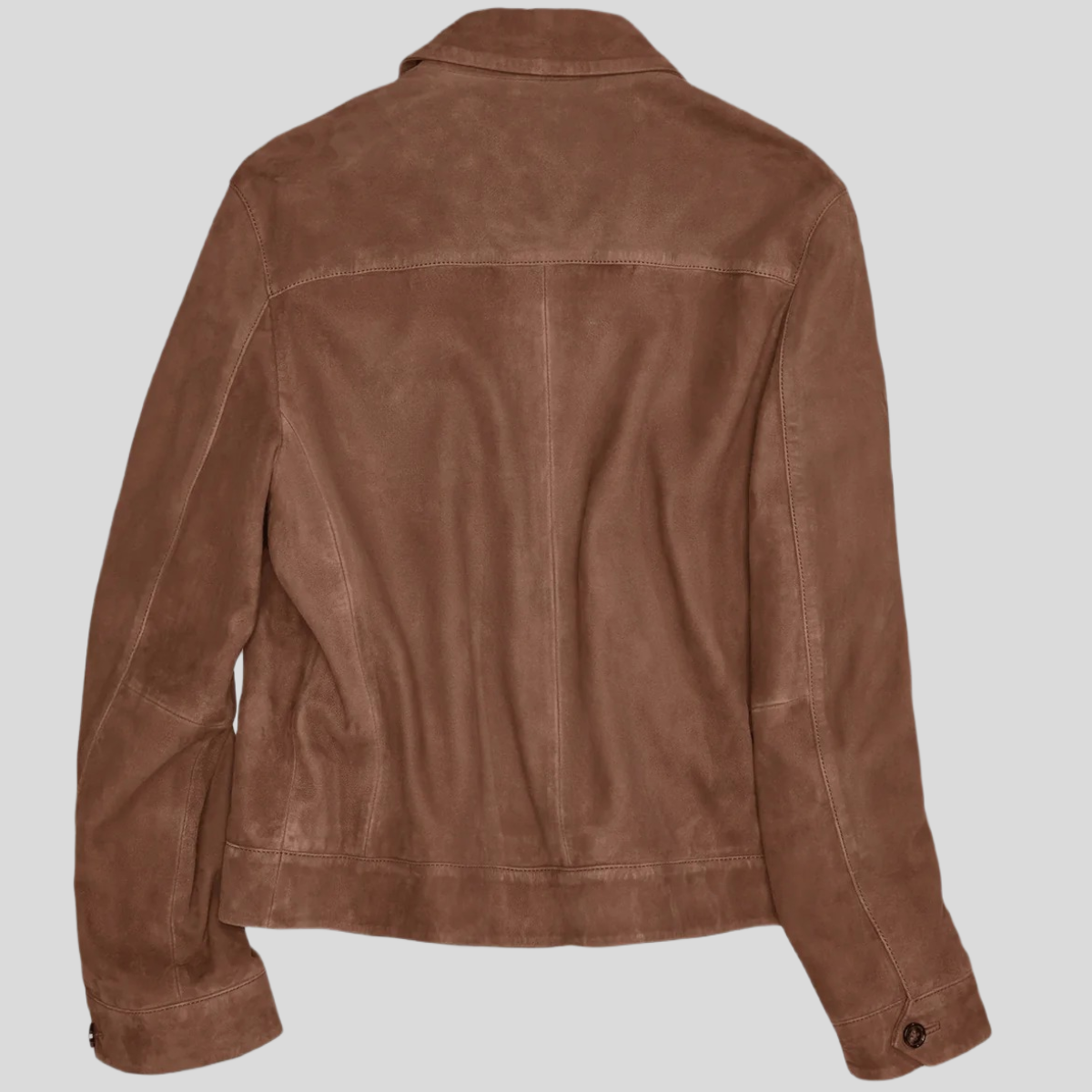 Men's Banks Suede Zip Shirt Jacket