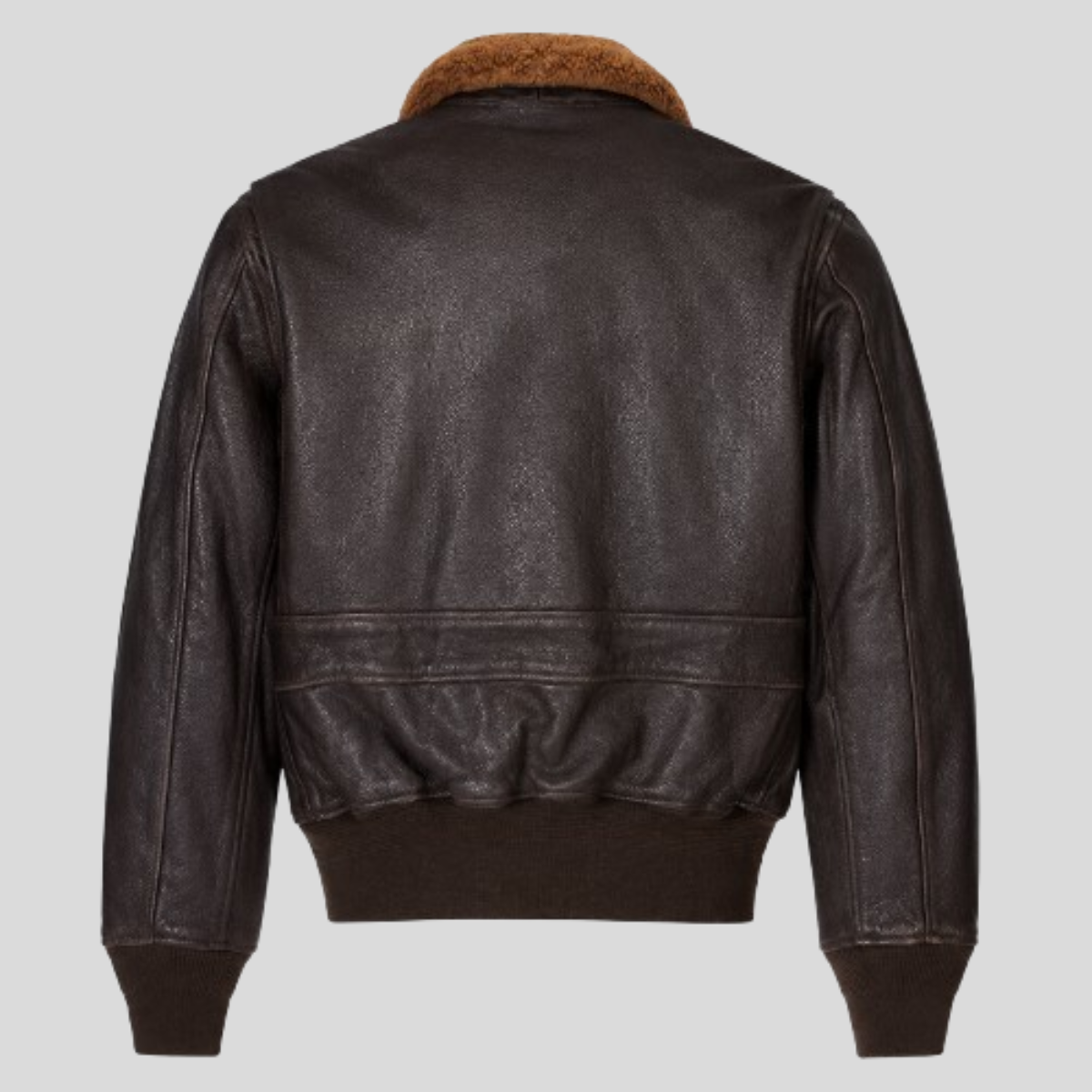 Men's Vintage Aviator Sheepskin Leather Flight Bomber Jacket