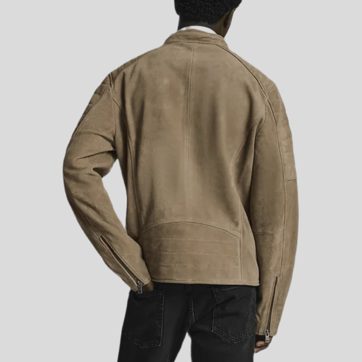 Men's Vintage Quilted Racer Jacket