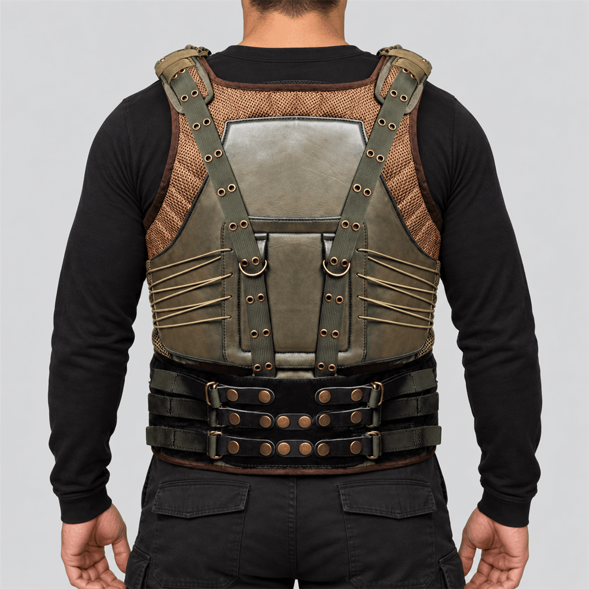 Men's Bane Halloween Olive Green Tactical Vest