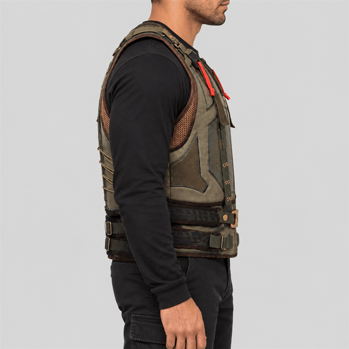 Men's Bane Halloween Olive Green Tactical Vest